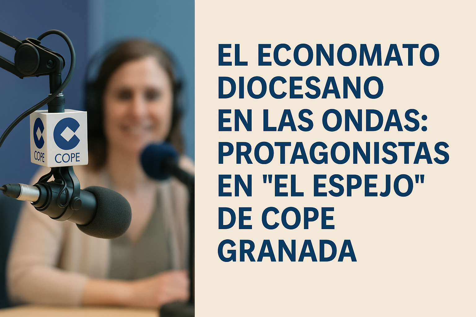 El Economato Diocesano en las ondas: protagonistas en "El Espejo" de COPE Granada